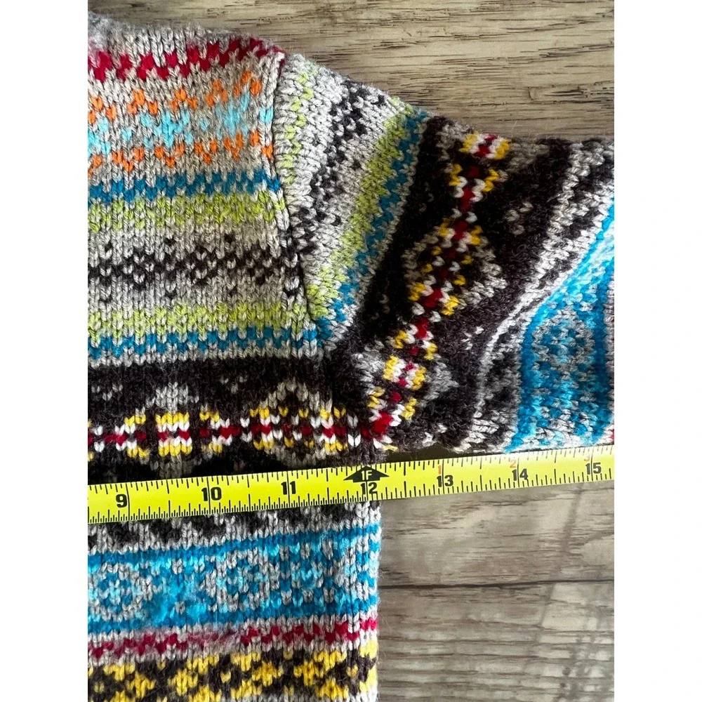Vintage‎ Old Navy Boys Fair Isle Sweater Size 12-18 months Fisherman Sweater